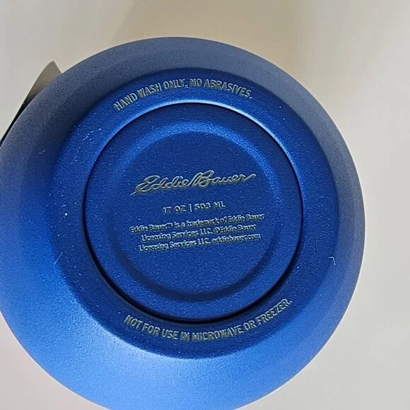 Eddie Bauer Delta Wine Tumbler Stainless Steel 17oz 503ml Hot 6 Cold 16 Hrs Lid - Picture 12 of 12